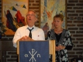 Mūsu sadraudzības organizators Kjel Olov un brīnišķīgais tulks Elita